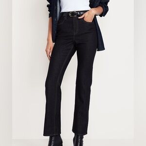Old Navy Women's Black Straight Leg Jeans
